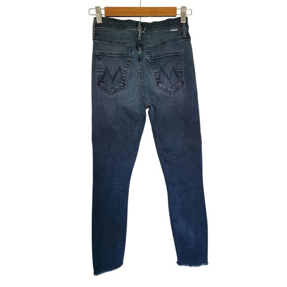 Mother Denim Stunner Zip Fly Ankle Step Fray in A Trip Down Memory Lane Size 24 - Picture 6 of 9